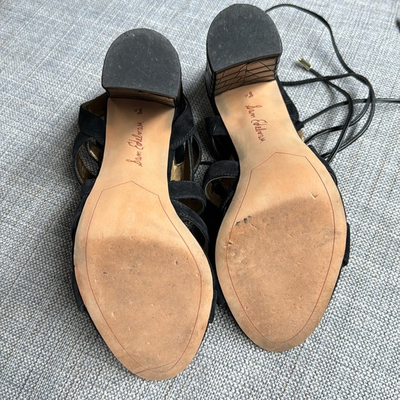 Sam Edelman Yardley Suede Block Heel Sandals, Size 8.5 - Picture 10 of 14